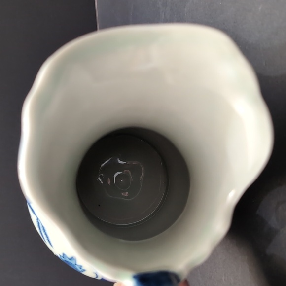 Antique Chinese Qianlong Flow Blue Porcelain/Pottery Mini Pitcher. - Picture 6 of 9